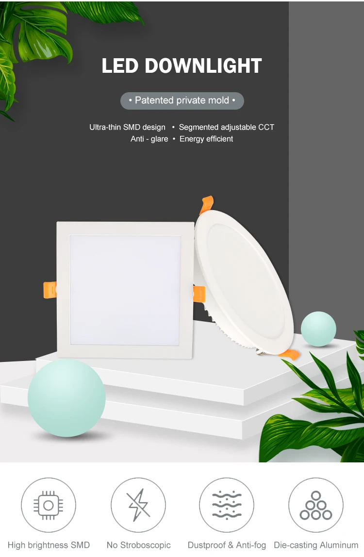 High Quality Wholesale SMD Back-lit Panel Light 5/7w 9/12w 12/15w 18/21w 24/30w