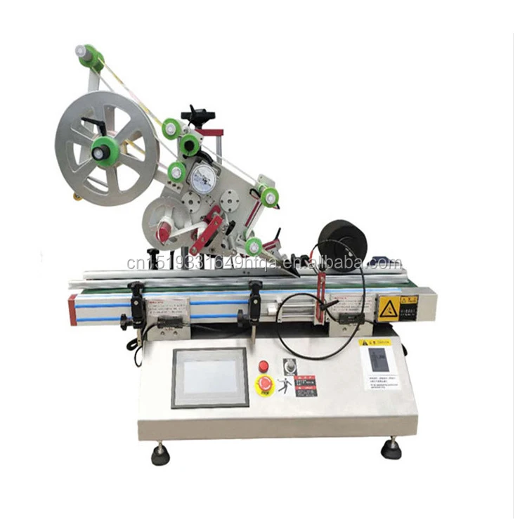 automatic horizontal labeling machine flat surface tabletop labeling machine multifunction new design 2022 practical