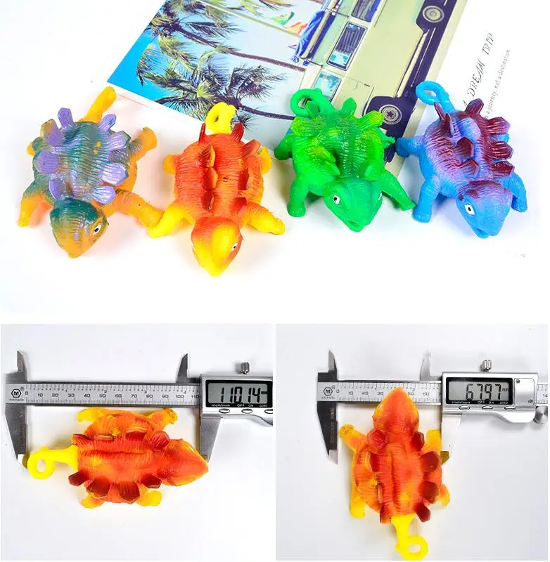 
ZQX286 Kids Novelty Toy Small Promotional Toys Balloon Dinosaur Ball Inflatable TPR Toy 