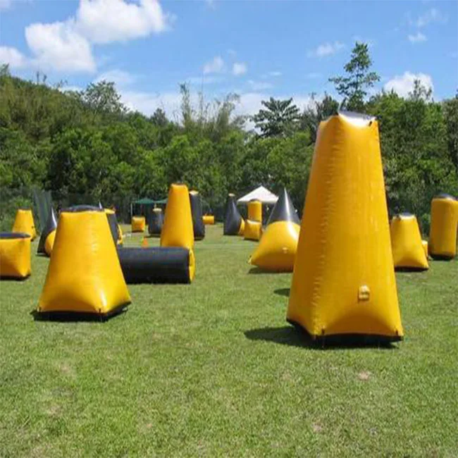 Custom Commercial inflatable paintball course Bunker Paintball Inflatable Paintball Bunkers Arena For sale