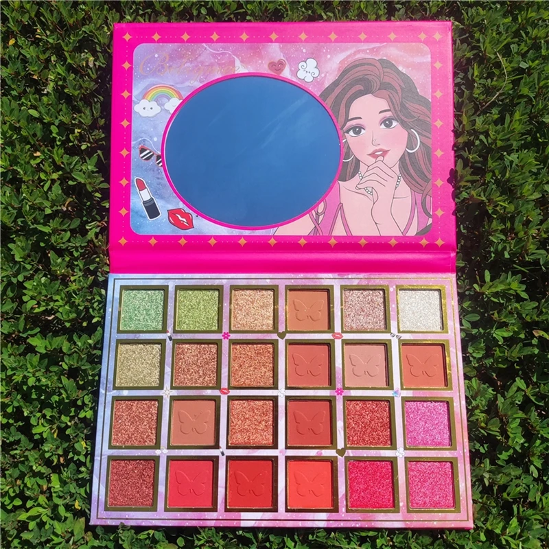 Makeup korena Eye shadows mini Shimmer Matte Duochrome Palette Eyeshadow cosmetic Private Label Waterproof sombra de ojos