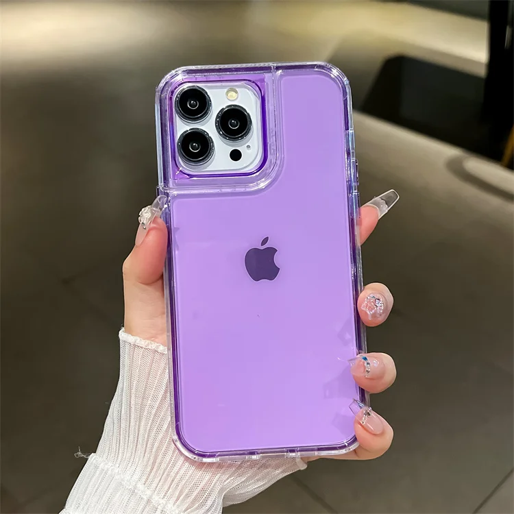 Colorful Clear Space Cover Shockproof Hard PC Soft TPU Phone Case For Samsung Galaxy A56 A26 A16 A06 A15 A05