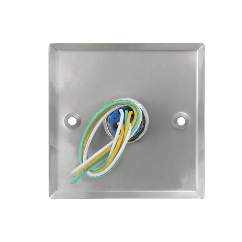 Stainless Steel DPDT Emergency Release Metal push button Key Switch for Access Control System Door Lock /gate and door operator