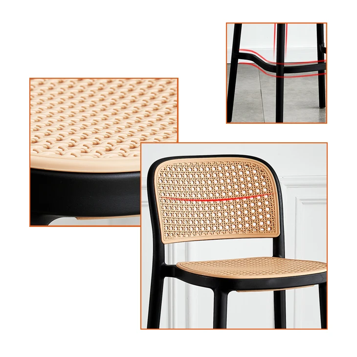 Hot selling Tianjin Manufacture Leisure Metal Steel Legs Black Dine Chair for Living Room