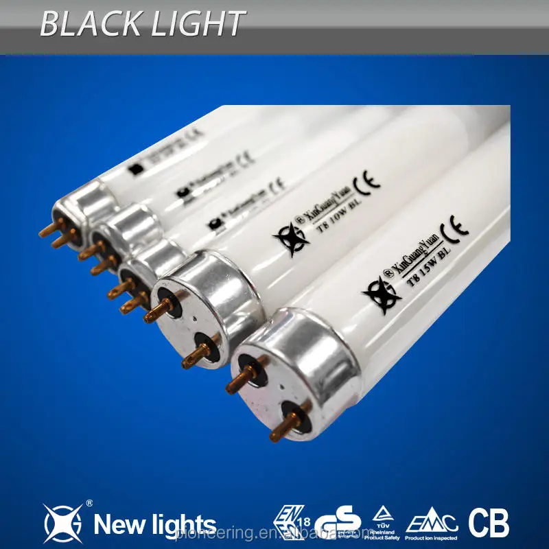 365nm UVA T5 T8 4W 6W 8W 10W 15W 18W 36W BL Blacklight Anti Mosquito Fluorescent Tube Lamp
