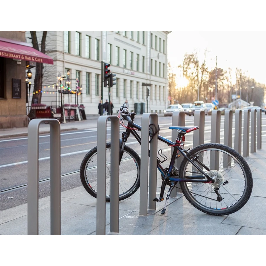 Wide Loop U Bicycle Floor Bike Stand Bike Rack For Garage Parking Storage