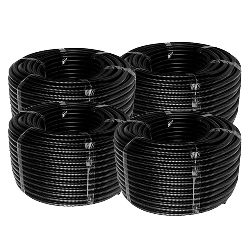 Factory wholesale plastic corrugated hose ad13 corrugated electrical flexible conduit pipe