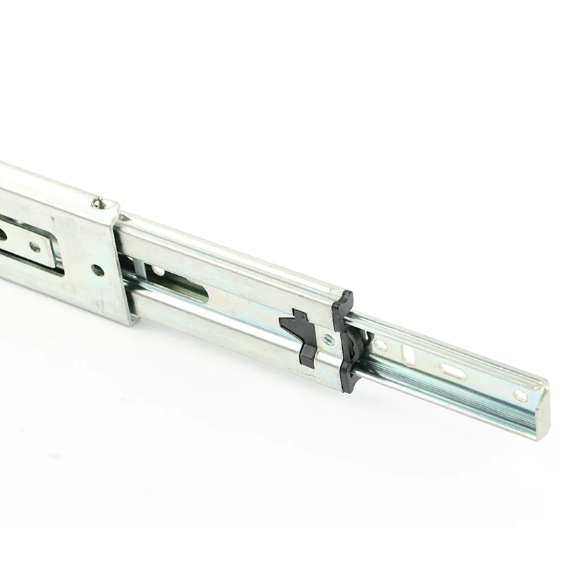 Custom Adjustable Slide Telescopic Shelf Channel 50mm high linear guide cold rolled steel slide