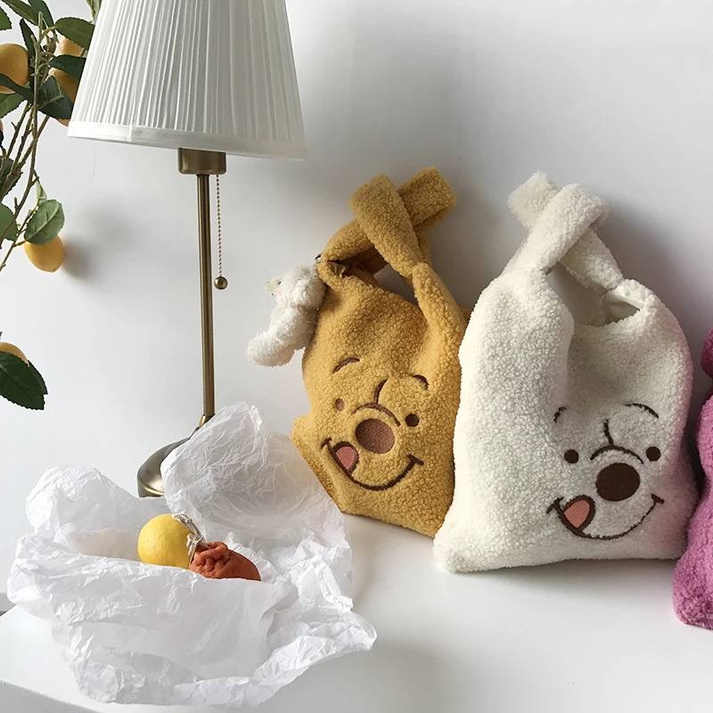 Животные мультфильмы стили высокое качество Милая популярная вещь плюшевая шерсть шоппинг сумка через плечо для молодых девушек