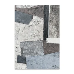 Newest Chinese Flamingo Modern Northern Europe Style Oil Painting on Canvas Home Decor Wall Art