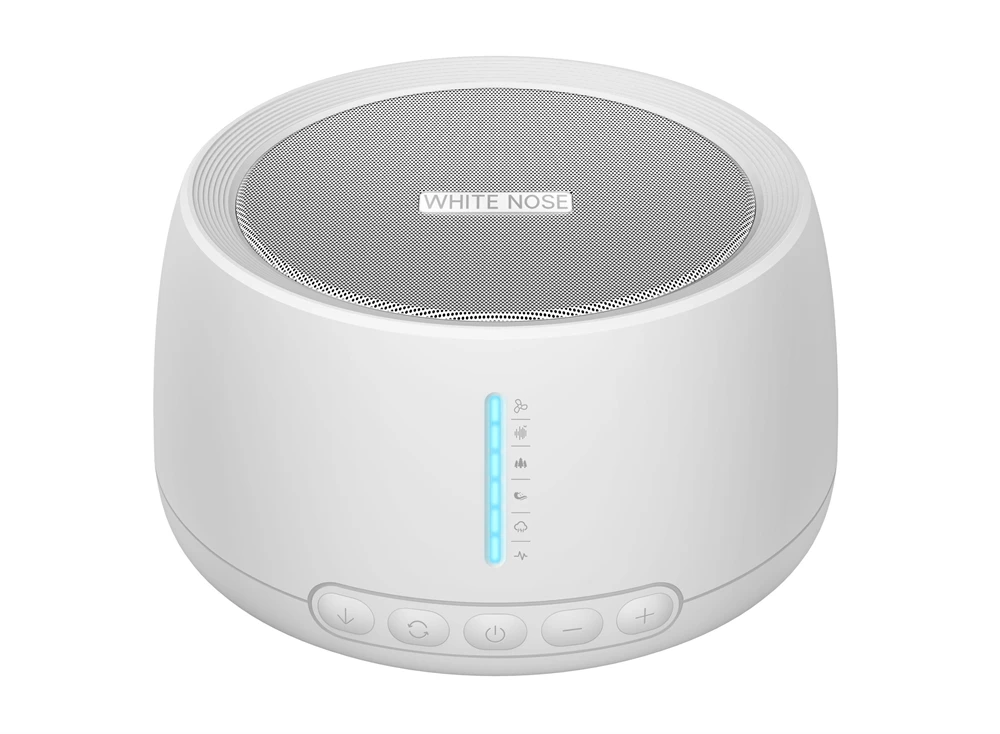 Household Rechargeable LED Light Sleeping Aids 30 Kinds Soothing Sound White Noise Machine 2 in 1 Speaker