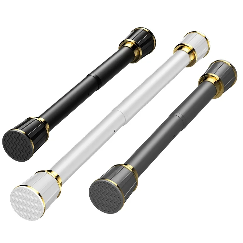 Feiming non-perforated telescopic rod installation curtain single- support lift Roman clothing hanger pole