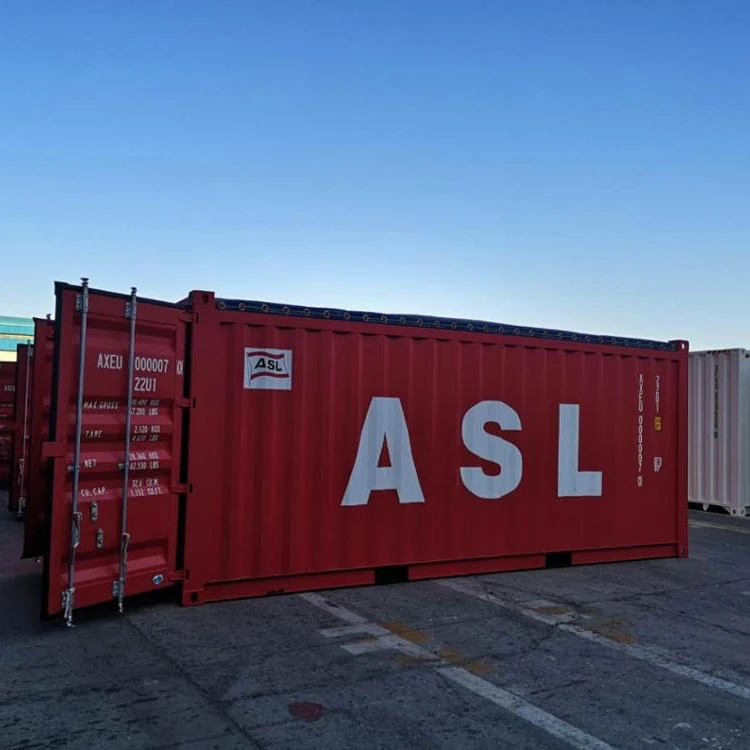 
20GP Soft Open Top container with tarpaulin 