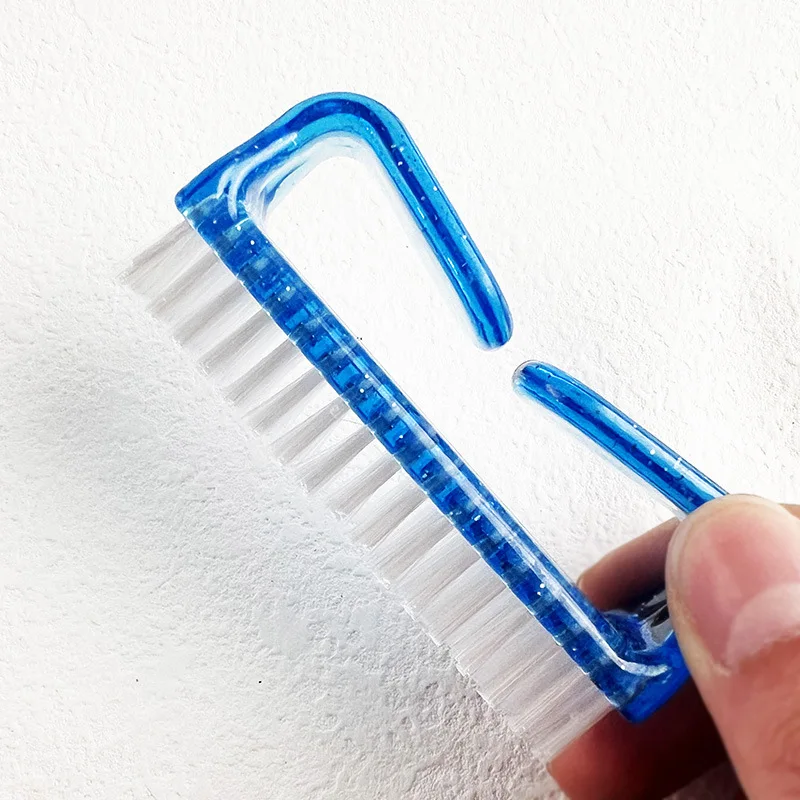 factory outlet oem large plastic manicure brush for nail dust cleaning tools