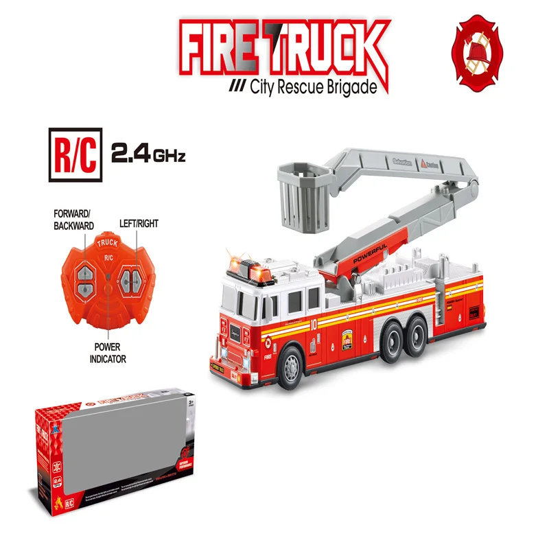 HW TOY LIXIONGSHENG RC Semi Truck Fuel Oil Hauler Remote Control Car Battery Operated 4CH Oil tank truck with light and  sound