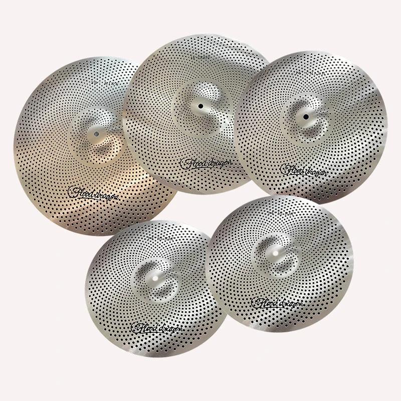 Wholesale drum parts accessories alloy silent weak sound jazz drum cymbal set 14 14 16 18 20 inch