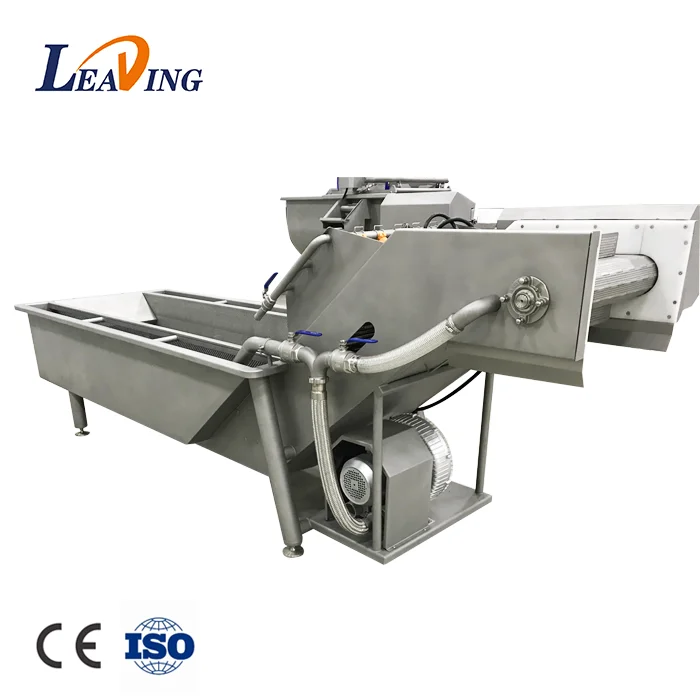 SDLEADING Automatic Seafood Fish Bubble Washing Machine Shrimp Cleaning Machine