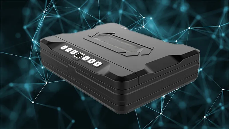 Hot Sale Factory Direct Fingerprint Pistol Safe Biometric Handgun Safe Portable Safe