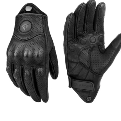 Мотоциклетные Перчатки из дышащей кожи на