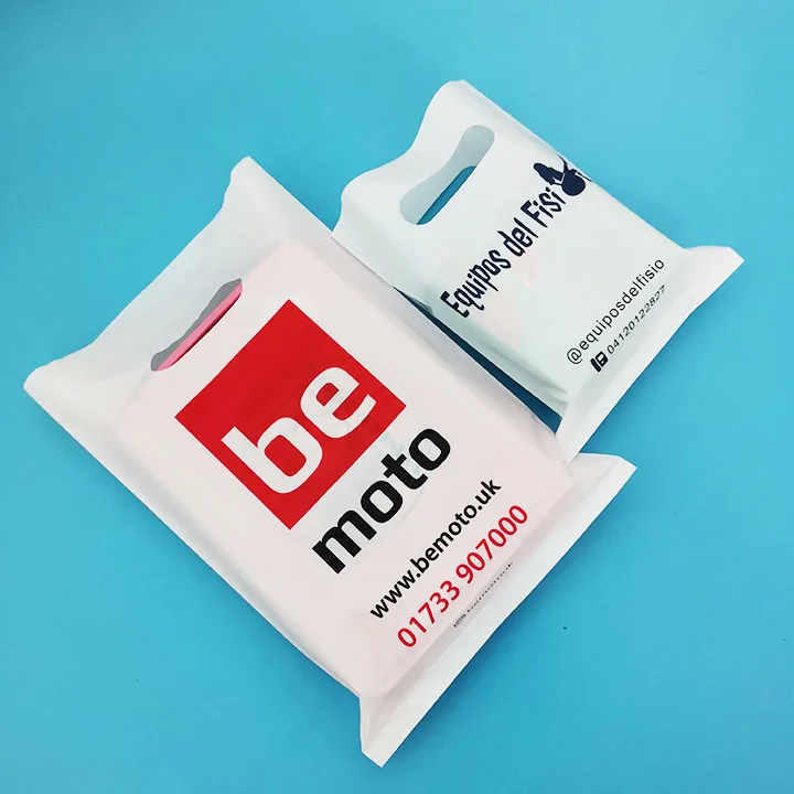 Manufacturing good design logo printing die cut shopping bag poly bags