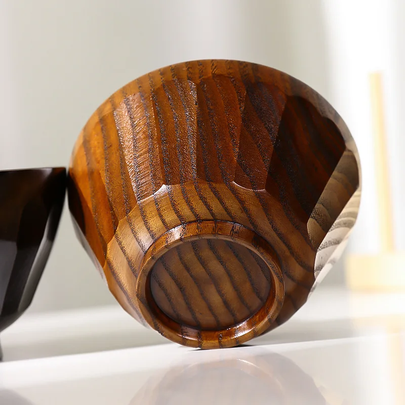 Japanese Style Wooden Bowl Natural Wood Bowls Tableware for Fruit Salad Noodle Rice Soup Kitchen Utensil Dishes Handmade Crafts