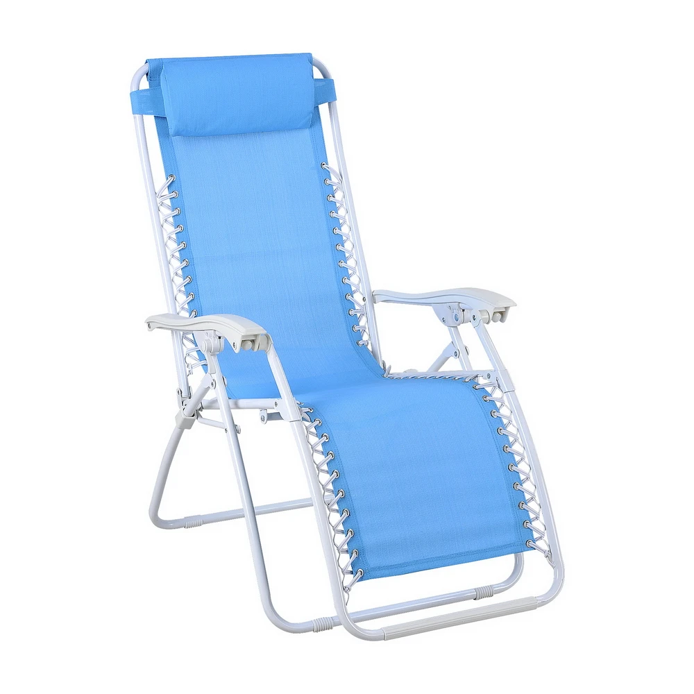 Modern Outdoor beach chair fabric Portable Lounge Zero Gravity Chair For Garden Patio Hotel Office Folding Lounge Chair