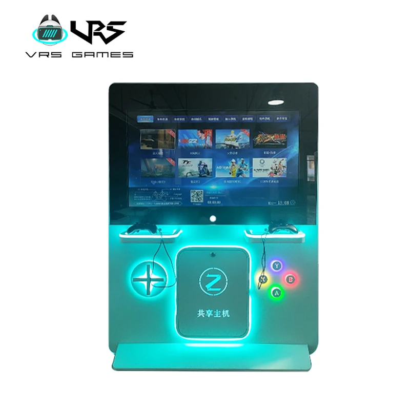 indoor video game simulator coin operated video game machine of 2 players for hand held tv video game