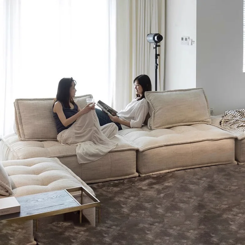 Compression Sofa Modern Living Room Small Banana Fabric Sofa Furniture Single Size And Big Size