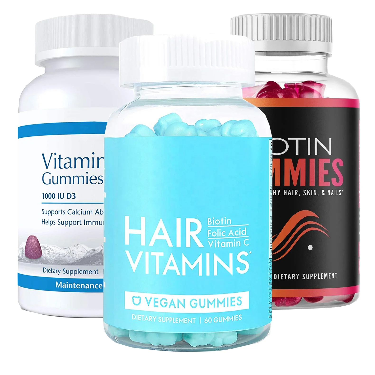 factories gummy bear candy private label halal Biotin melatonin vitamins gummy bears candy gummies