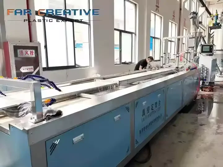 FAR CREATIVE Multi Function WPC Exterior Strips Outdoor Decking Wood Plastic Compound Wall Panel Making Machine