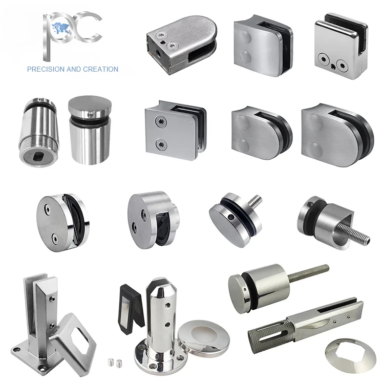 PC Metal Stainless Steel Balustrade Accessories Decorative Base Flange Cover Railing for Staircase Balcony