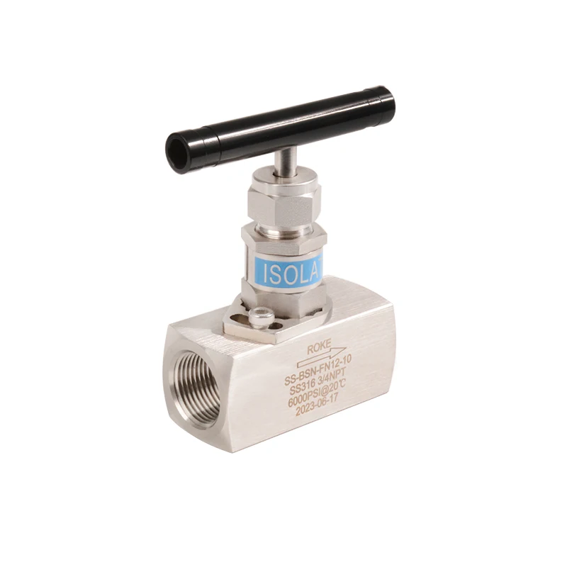 Stainless Steel Forged Female Thread Instrument Needle Valve