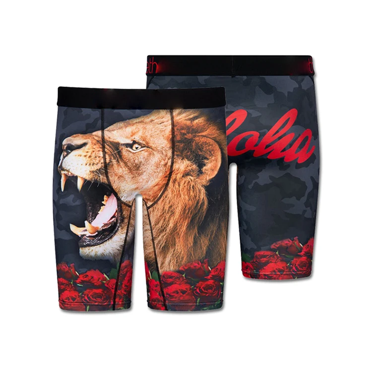 Мужские боксеры из полиэстера быстросохнущее нижнее белье мужское удобное Спортивное нижнее белье средней длины дышащие трусы-боксеры