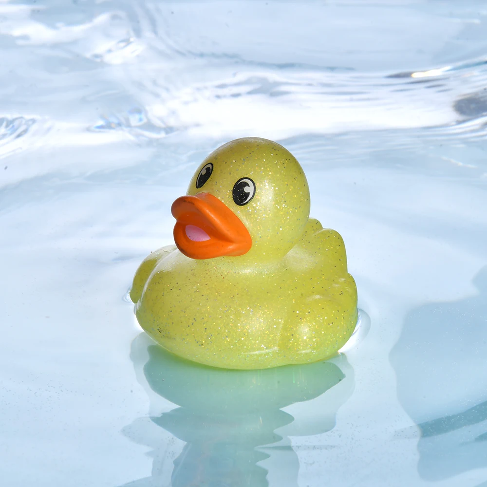 High Quality Muti-color Baby Toys Plastic Pvc Vinyl Bath Toy Weighted Floating Sound Squeaky Rubber Duck