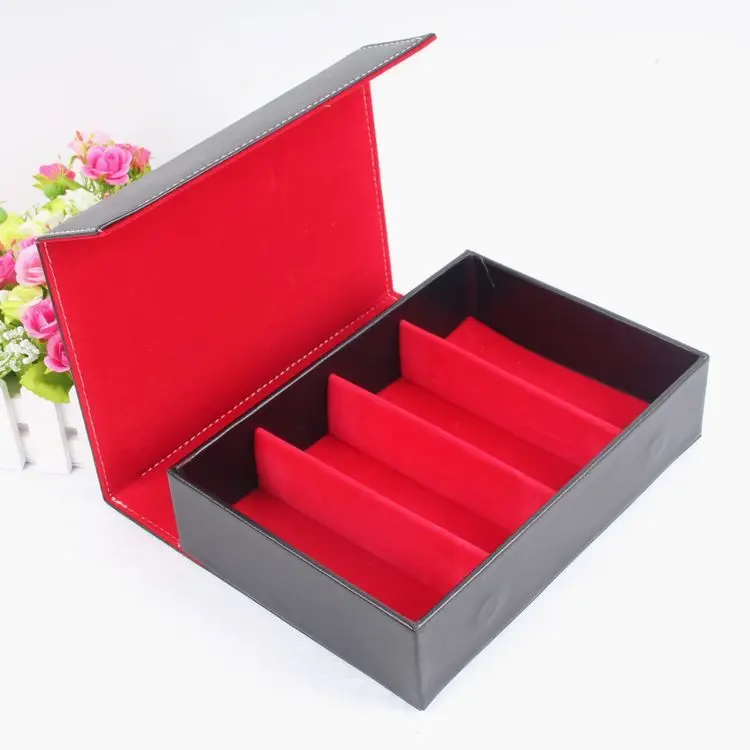 2020 China Factory Fashion 4 pcs Leather Sunglasses Storage Box
