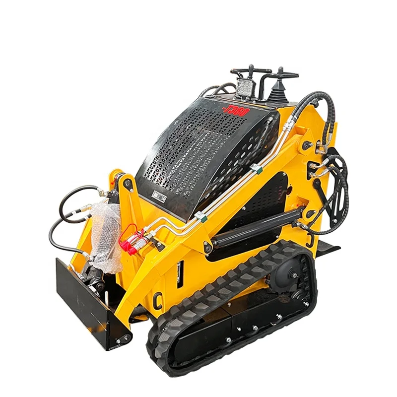 Earth-moving machinery skid steer loader china with multifunctional attachments on good price