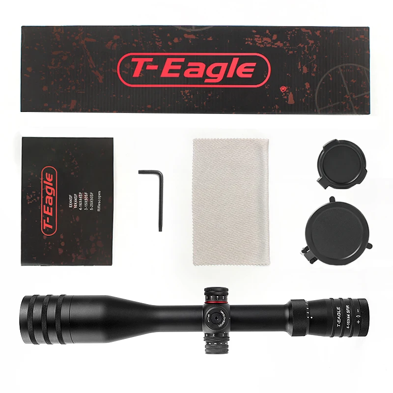 Оптовая продажа, тактический оптический прицел spot T-Eagle ER 4-16x44 SFIR, стеклянная гравированная сетка для пневматического ружья pcp, оптический охотничий прицел
