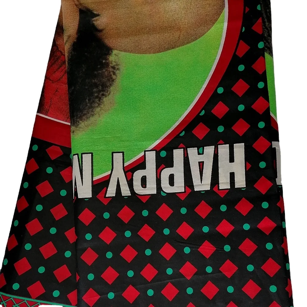 N24S High quality cotton african wax print fabric hollandais for table cloth