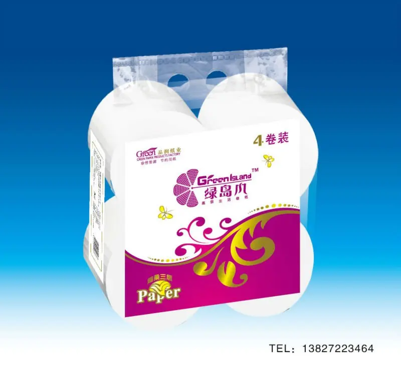 Wholesale Cheap Luxury Custom Brand Virgin Pulp Printed Hemp Bathroom 2/3 Ply Tissue Roll Toilet Paper