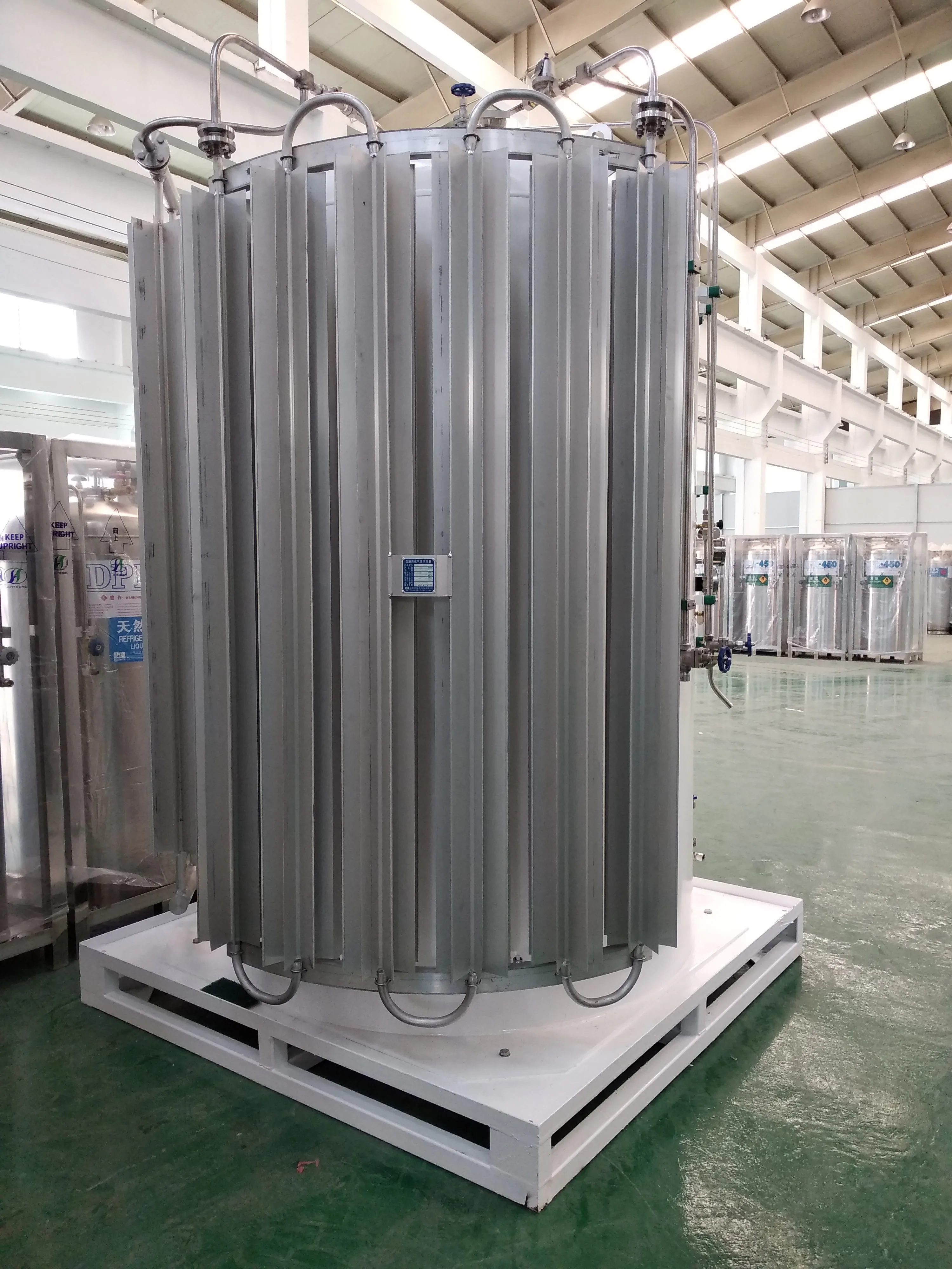 Микро-резервуар для среднего объема LOX LIN AR CO2 СПГ сжиженного нефтяного газа по заводской