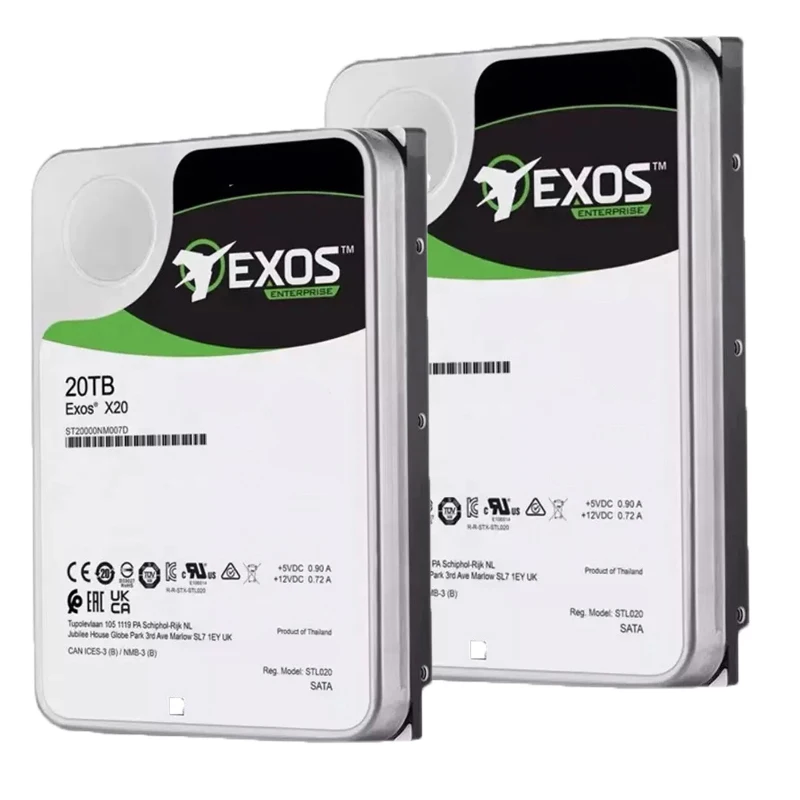 Original ST18000NM003D 18TB Exos X20 7200 RPM SATA 256MB Cache 3.5-Inch Enterprise Hard Drive HDD ST18000NM003D ST20000NM007D