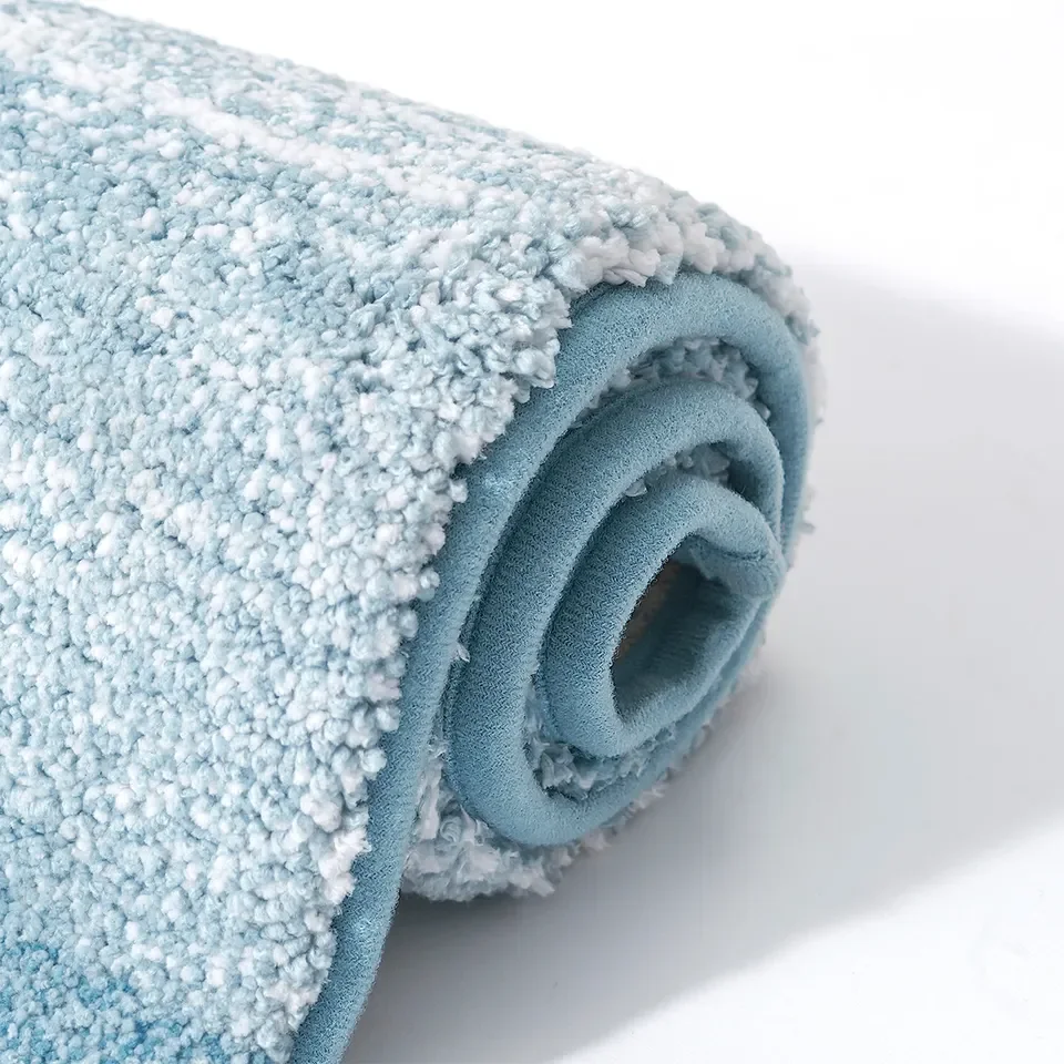 DADA large rubber tufted bath mat anti slip large luxury  bath mats