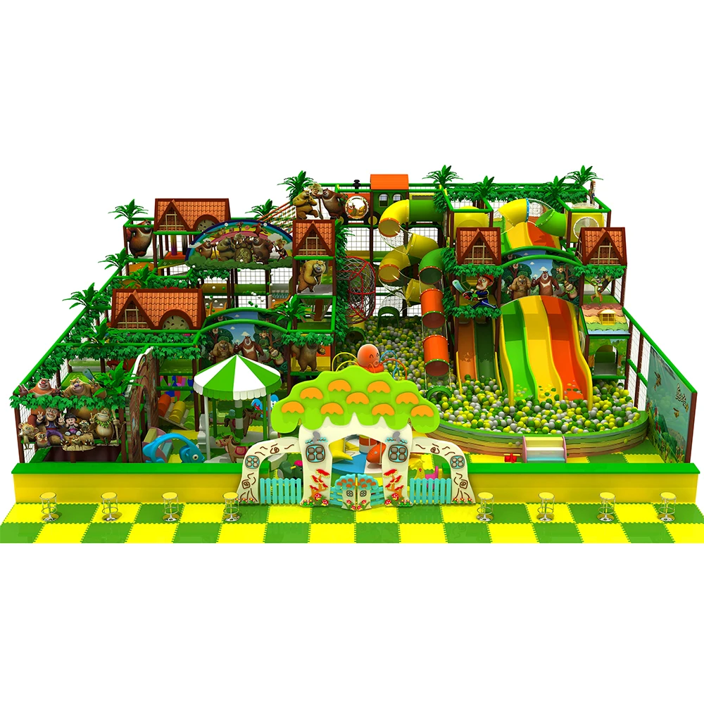 Commercial Children Indoor Playground Equipment Amusement Park Toddler Soft  Indoor Playground Set For Sale