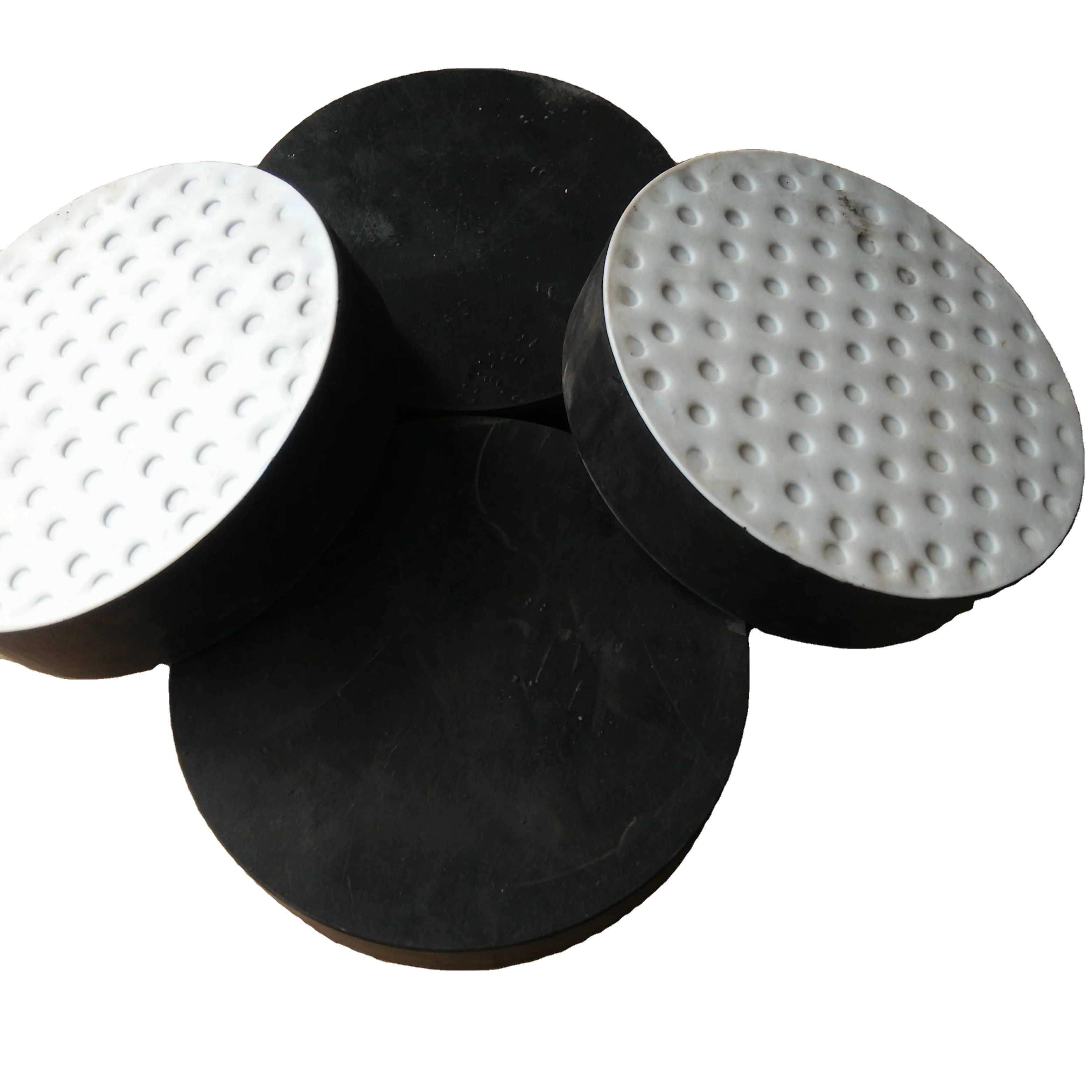Nature rubber bridge bearing pad for building vibration isolation