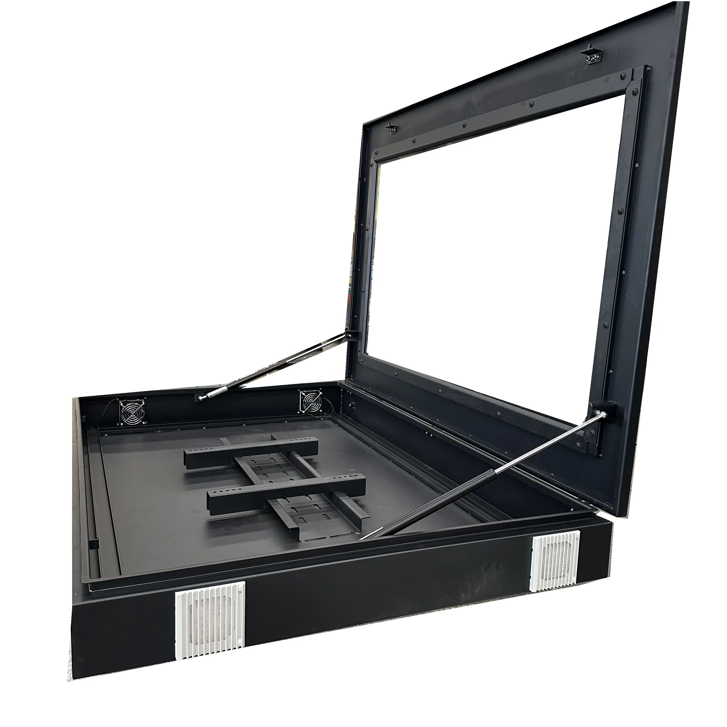 Customized 55' Outdoor Waterproof Non Touch LCD Display Monitor Screen case Secure TV