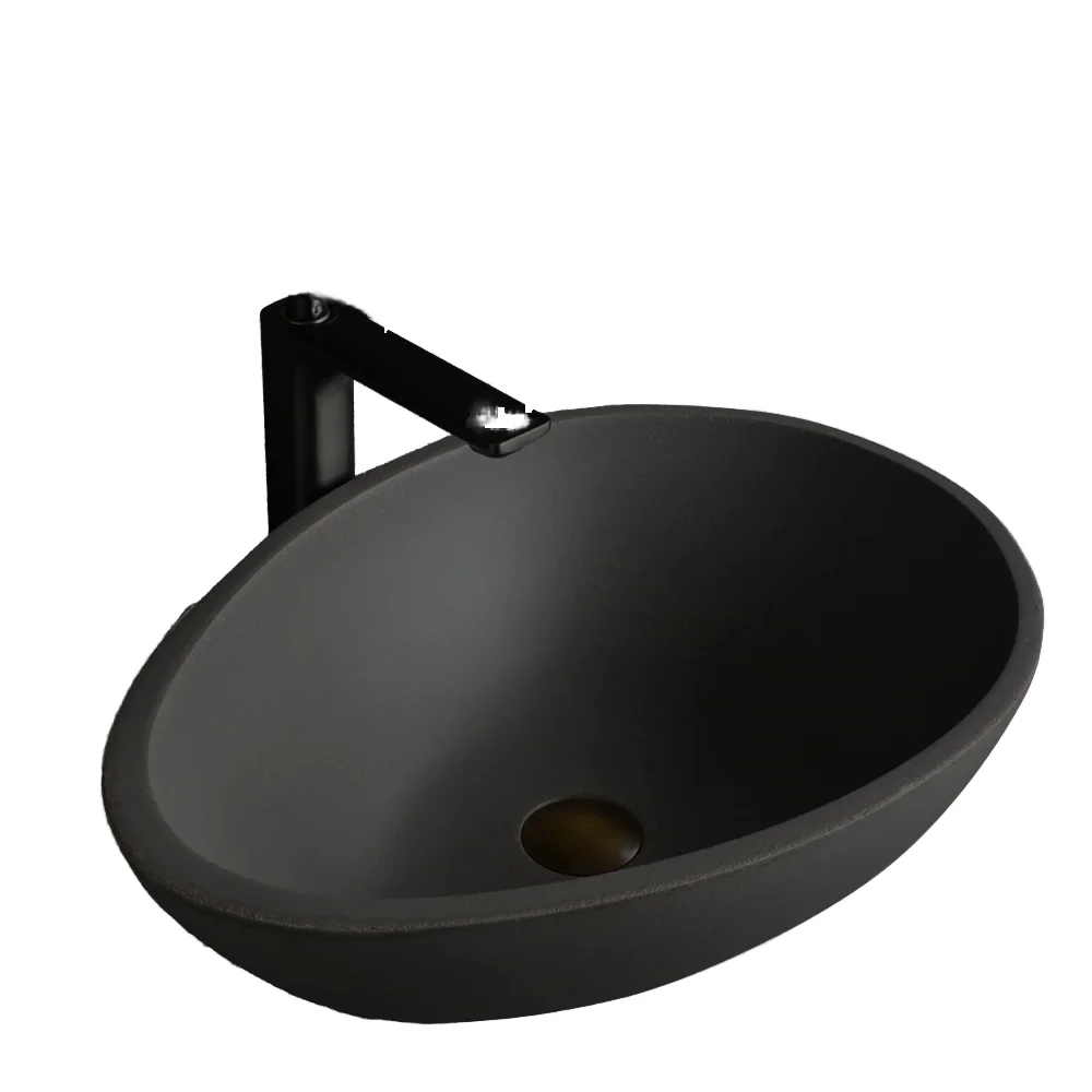 Good Quality Environmental Round Small Bathroom Sink For Apartment