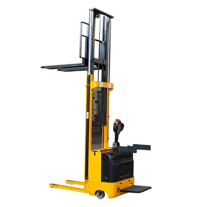 Fascinating Price New Type  Battery Operated Lift Truck Pallet Stacking Stacker