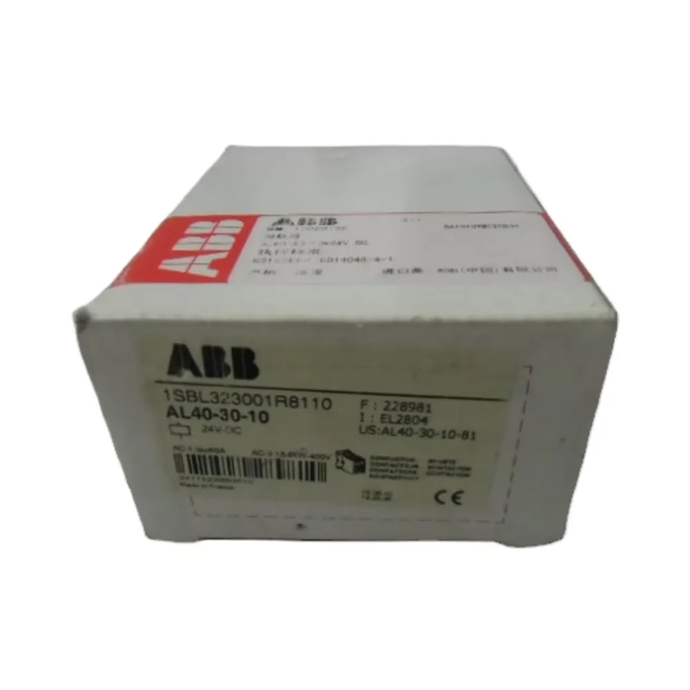 Новый контактор постоянного тока AL40-30-10 24VDC один год гарантии электрический магнитный для главной цепи переменного номинальное напряжение 380 В/110 В