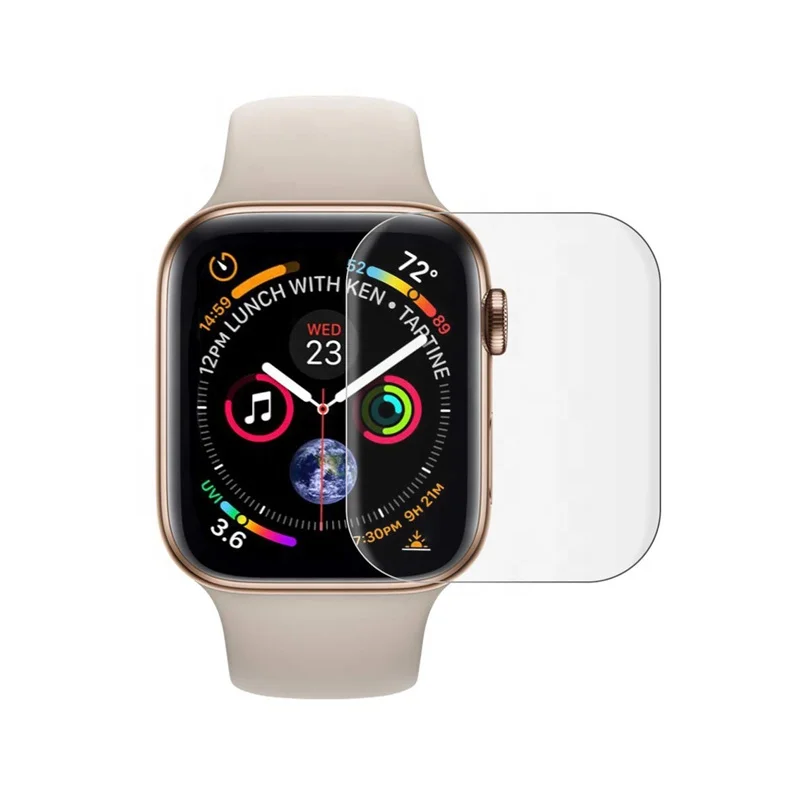 9H 3D HD Transparent UV Full Cover Glass For Iwatch Apple Smart Watch Series 6 SE 5 4 3 Screen Protector Tempered Glass