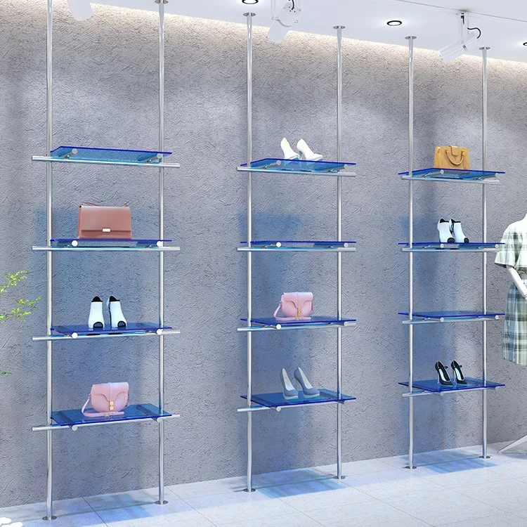 Wall Mounted Display Rack Shoe Display Stand Sneaker Holder Sport Shoe Display Rack Shelves for Shop Store